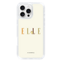 スリムプロテクションケース［ ELLE×ポムポムプリン - ロゴ - ベージュ ］