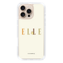 スリムプロテクションケース［ ELLE×ポムポムプリン - ロゴ - ベージュ ］