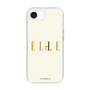 スリムプロテクションケース［ ELLE×ポムポムプリン - ロゴ - ベージュ ］
