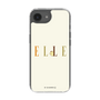 スリムプロテクションケース［ ELLE×ポムポムプリン - ロゴ - ベージュ ］