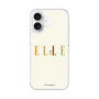 スリムプロテクションケース［ ELLE×ポムポムプリン - ロゴ - ベージュ ］