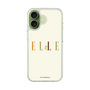 スリムプロテクションケース［ ELLE×ポムポムプリン - ロゴ - ベージュ ］