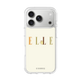 スリムプロテクションケース［ ELLE×ポムポムプリン - ロゴ - ベージュ ］