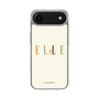スリムプロテクションケース［ ELLE×ポムポムプリン - ロゴ - ベージュ ］