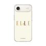 スリムプロテクションケース［ ELLE×ポムポムプリン - ロゴ - ベージュ ］