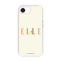 スリムプロテクションケース［ ELLE×ポムポムプリン - ロゴ - ベージュ ］