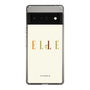 スリムプロテクションケース［ ELLE×ポムポムプリン - ロゴ - ベージュ ］
