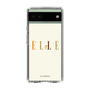 スリムプロテクションケース［ ELLE×ポムポムプリン - ロゴ - ベージュ ］