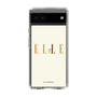 スリムプロテクションケース［ ELLE×ポムポムプリン - ロゴ - ベージュ ］