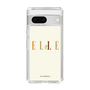 スリムプロテクションケース［ ELLE×ポムポムプリン - ロゴ - ベージュ ］