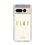 スリムプロテクションケース［ ELLE×ポムポムプリン - ロゴ - ベージュ ］
