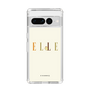 スリムプロテクションケース［ ELLE×ポムポムプリン - ロゴ - ベージュ ］