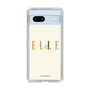 スリムプロテクションケース［ ELLE×ポムポムプリン - ロゴ - ベージュ ］