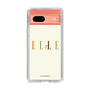 スリムプロテクションケース［ ELLE×ポムポムプリン - ロゴ - ベージュ ］