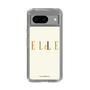 スリムプロテクションケース［ ELLE×ポムポムプリン - ロゴ - ベージュ ］