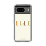 スリムプロテクションケース［ ELLE×ポムポムプリン - ロゴ - ベージュ ］
