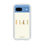 スリムプロテクションケース［ ELLE×ポムポムプリン - ロゴ - ベージュ ］