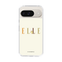 スリムプロテクションケース［ ELLE×ポムポムプリン - ロゴ - ベージュ ］