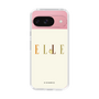 スリムプロテクションケース［ ELLE×ポムポムプリン - ロゴ - ベージュ ］