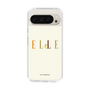 スリムプロテクションケース［ ELLE×ポムポムプリン - ロゴ - ベージュ ］