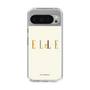 スリムプロテクションケース［ ELLE×ポムポムプリン - ロゴ - ベージュ ］