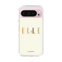 スリムプロテクションケース［ ELLE×ポムポムプリン - ロゴ - ベージュ ］