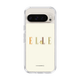 スリムプロテクションケース［ ELLE×ポムポムプリン - ロゴ - ベージュ ］