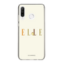 スリムプロテクションケース［ ELLE×ポムポムプリン - ロゴ - ベージュ ］