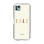スリムプロテクションケース［ ELLE×ポムポムプリン - ロゴ - ベージュ ］