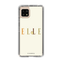 スリムプロテクションケース［ ELLE×ポムポムプリン - ロゴ - ベージュ ］
