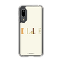 スリムプロテクションケース［ ELLE×ポムポムプリン - ロゴ - ベージュ ］