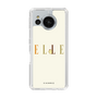 スリムプロテクションケース［ ELLE×ポムポムプリン - ロゴ - ベージュ ］