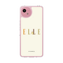 スリムプロテクションケース［ ELLE×ポムポムプリン - ロゴ - ベージュ ］