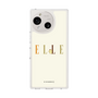 スリムプロテクションケース［ ELLE×ポムポムプリン - ロゴ - ベージュ ］