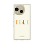 スリムプロテクションケース［ ELLE×ポムポムプリン - ロゴ - ベージュ ］