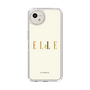スリムプロテクションケース［ ELLE×ポムポムプリン - ロゴ - ベージュ ］