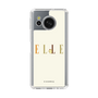 スリムプロテクションケース［ ELLE×ポムポムプリン - ロゴ - ベージュ ］