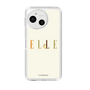スリムプロテクションケース［ ELLE×ポムポムプリン - ロゴ - ベージュ ］