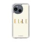 スリムプロテクションケース［ ELLE×ポムポムプリン - ロゴ - ベージュ ］