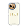 スリムプロテクションケース［ ELLE×ポムポムプリン - ロゴ - ベージュ ］