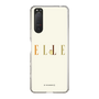 スリムプロテクションケース［ ELLE×ポムポムプリン - ロゴ - ベージュ ］