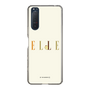 スリムプロテクションケース［ ELLE×ポムポムプリン - ロゴ - ベージュ ］