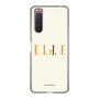 スリムプロテクションケース［ ELLE×ポムポムプリン - ロゴ - ベージュ ］