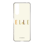 スリムプロテクションケース［ ELLE×ポムポムプリン - ロゴ - ベージュ ］