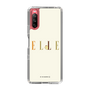 スリムプロテクションケース［ ELLE×ポムポムプリン - ロゴ - ベージュ ］