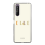 スリムプロテクションケース［ ELLE×ポムポムプリン - ロゴ - ベージュ ］