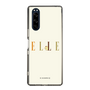 スリムプロテクションケース［ ELLE×ポムポムプリン - ロゴ - ベージュ ］