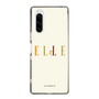 スリムプロテクションケース［ ELLE×ポムポムプリン - ロゴ - ベージュ ］