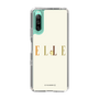 スリムプロテクションケース［ ELLE×ポムポムプリン - ロゴ - ベージュ ］
