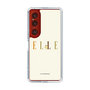 スリムプロテクションケース［ ELLE×ポムポムプリン - ロゴ - ベージュ ］